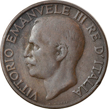 Coin, Italy, Vittorio Emanuele III, 10 Centesimi, 1925, Rome, EF(40-45), Bronze
