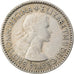 Coin, Great Britain, Elizabeth II, 6 Pence, 1953, VF(20-25), Copper-nickel