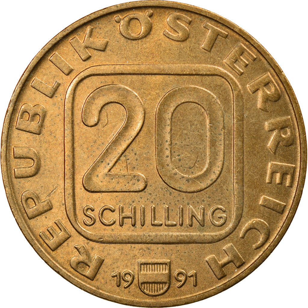 Münze, Österreich, 20 Schilling, 1991, Georgenberger Handfeste, SS