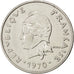 NEW CALEDONIA, 20 Francs, 1970, Paris, KM #6, EF(40-45), Nickel, 28.5, Lecompte.