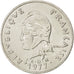 NEW CALEDONIA, 20 Francs, 1977, Paris, KM #12, EF(40-45), Nickel, 28.5,...