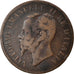 Coin, ITALIAN STATES, 2 Centesimi, 1861, Naples, VF(20-25), Bronze, KM:2.