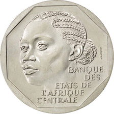 Repubblica Centrafricana, 500 Francs, 1985, SPL, Rame-nichel, KM:E6
