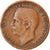 Moneda, Italia, Vittorio Emanuele III, 10 Centesimi, 1921, Rome, BC+, Bronce