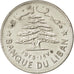 Libano, Livre, 1975, BB, Nichel, KM:30