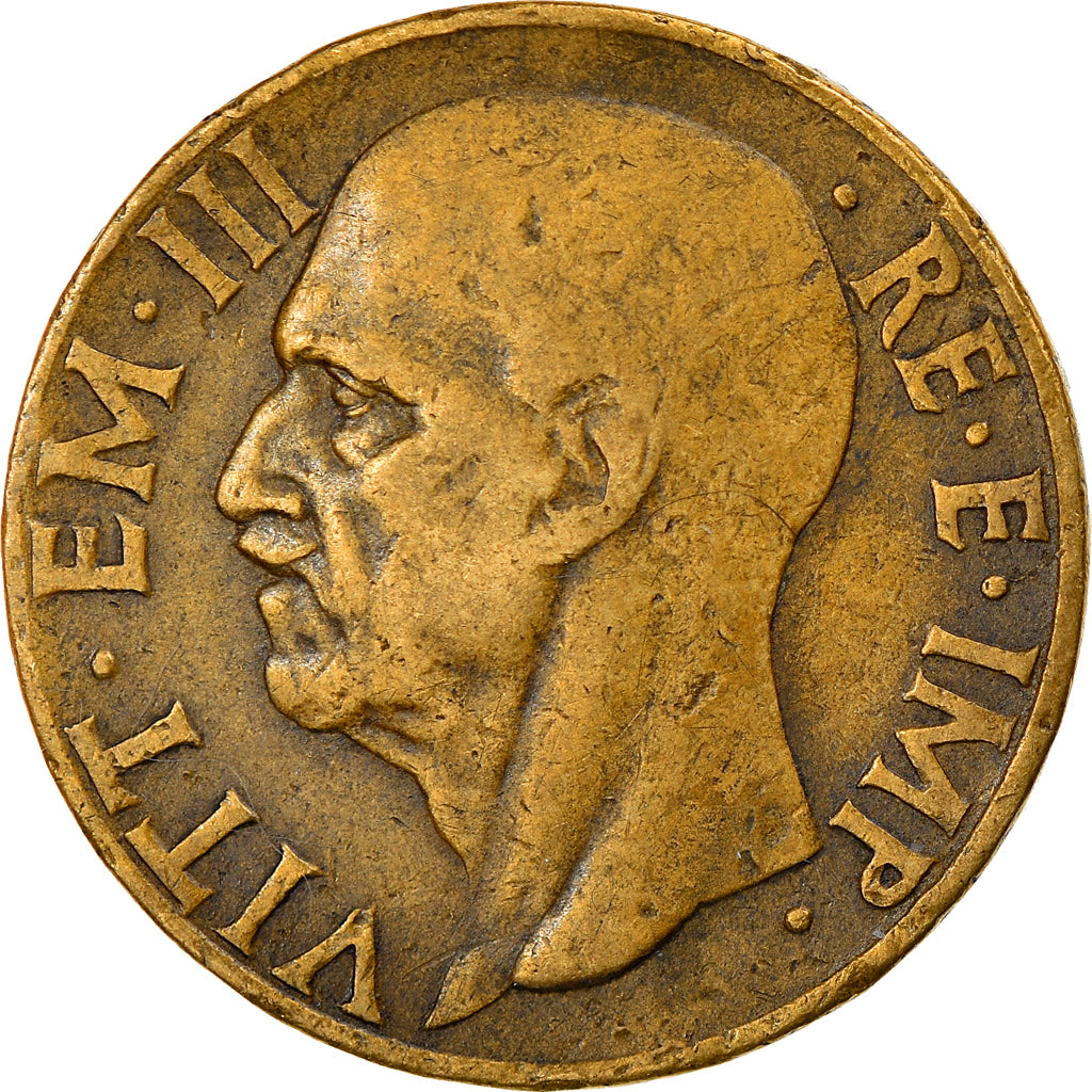 Münze, Italien, Vittorio Emanuele III, 10 Centesimi, 1940, Rome, S