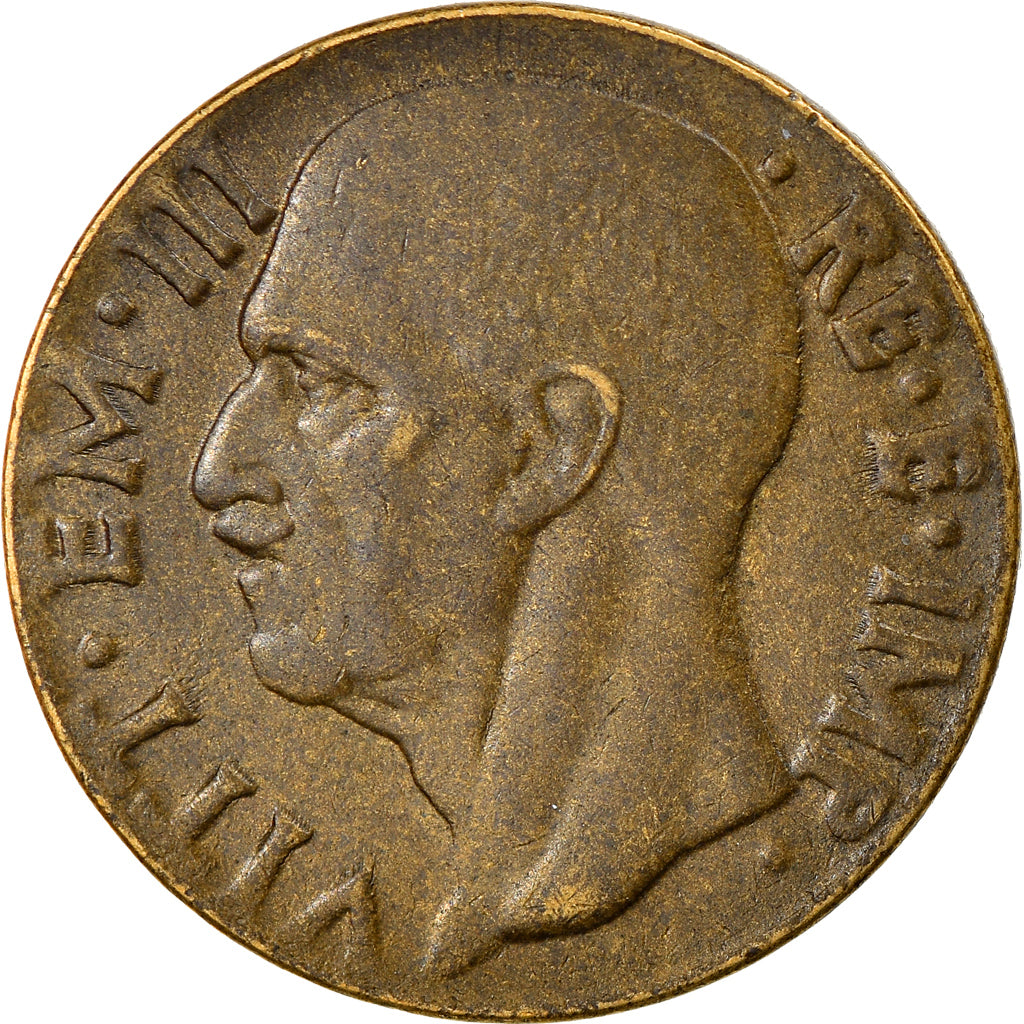 Coin, Italy, Vittorio Emanuele III, 10 Centesimi, 1942, Rome, AU(55-58)
