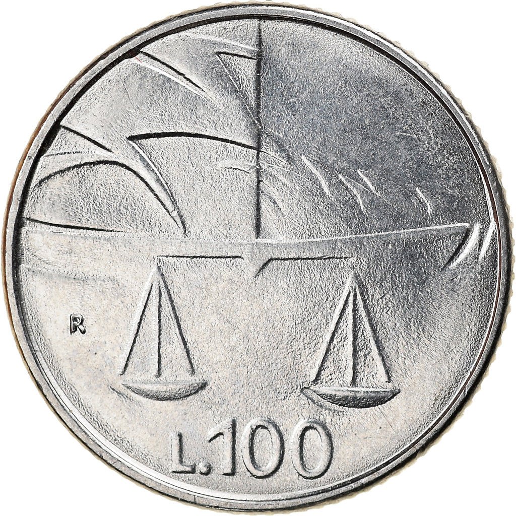 Moneta, San Marino, 100 Lire, 1990, Rome, SPL+, Acciaio, KM:254