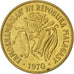 Moneda, Madagascar, 10 Francs, 1970, Paris, MBC, Aluminio - bronce, KM:E9