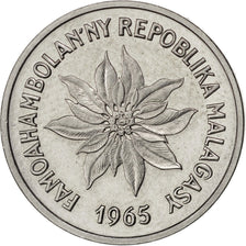 MADAGASCAR, Franc, 1965, Paris, KM #E6, MS(60-62), Stainless Steel, 2.40