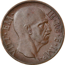 Coin, Italy, Vittorio Emanuele III, 5 Centesimi, 1937, Rome, EF(40-45), Bronze