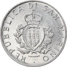 Coin, San Marino, 10 Lire, 1987, Rome, EF(40-45), Aluminum, KM:204