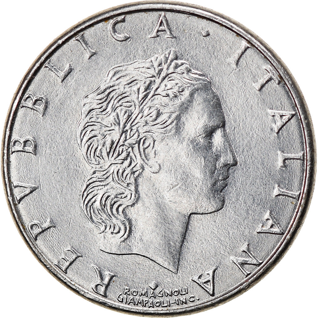 Coin, Italy, 50 Lire, 1993, Rome, MS(63), Stainless Steel, KM:95.2