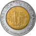 Coin, San Marino, 500 Lire, 1993, VF(30-35), Bi-Metallic, KM:301