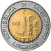 Münze, San Marino, 500 Lire, 1991, SS+, Bi-Metallic, KM:269
