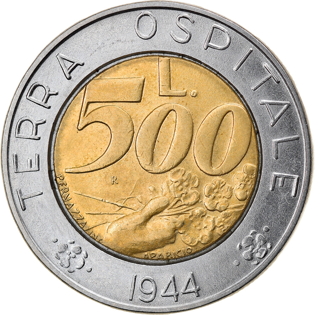 Münze, San Marino, 500 Lire, 1991, SS+, Bi-Metallic, KM:269