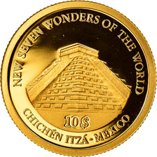 Coin, Solomon Islands, Chichen Itza, Elizabeth II, 10 Dollars, 2009, B.H. Mayer