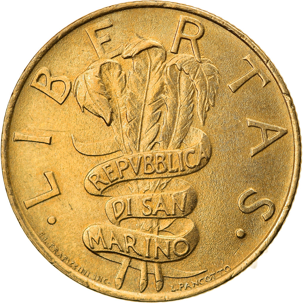 Münze, San Marino, 200 Lire, 1995, Rome, UNZ, Aluminum-Bronze, KM:329