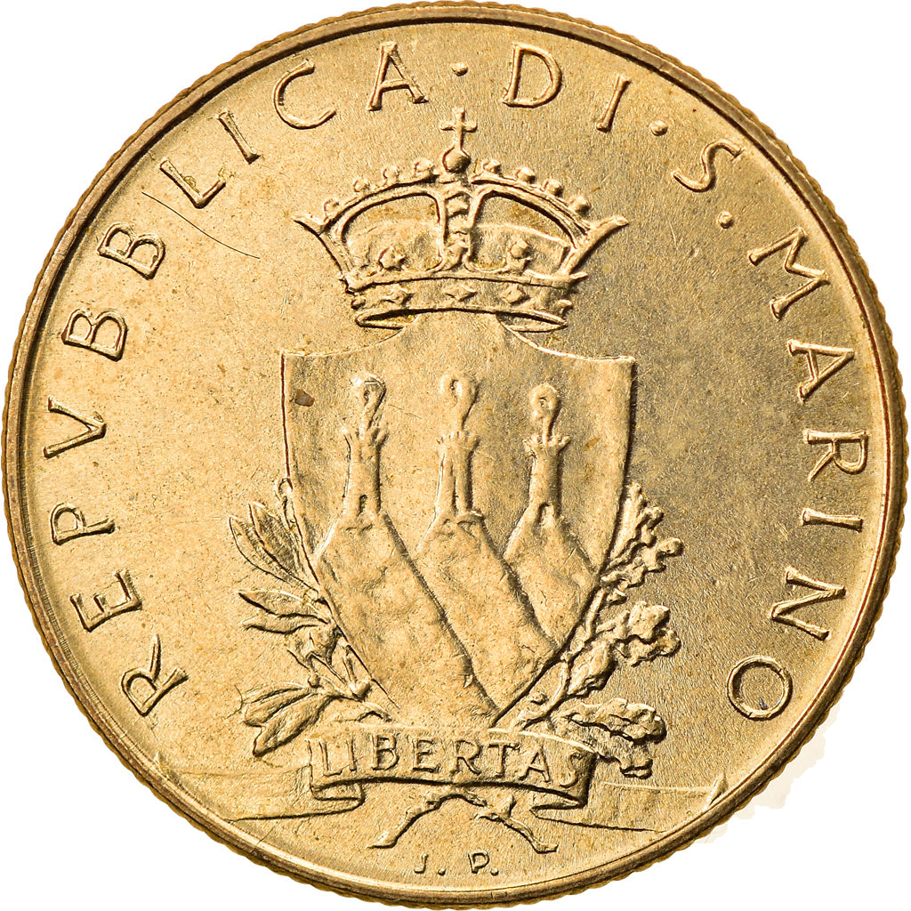 Coin, San Marino, 200 Lire, 1979, Rome, MS(63), Aluminum-Bronze, KM:96