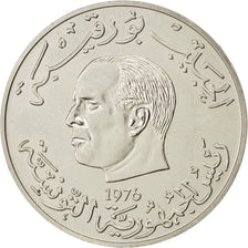Münze, Tunesien, Dinar, 1976, VZ, Copper-nickel, KM:E36