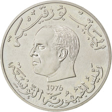 Tunisia, Dinar, 1976, SPL-, Rame-nichel, KM:E36