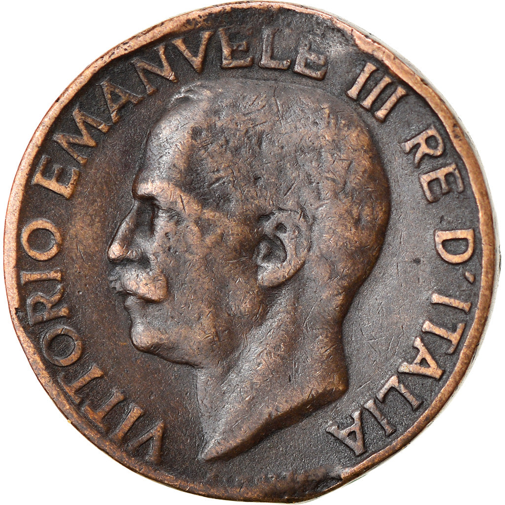 Moneta, Włochy, Vittorio Emanuele III, 5 Centesimi, 1930, Rome, VF(20-25)
