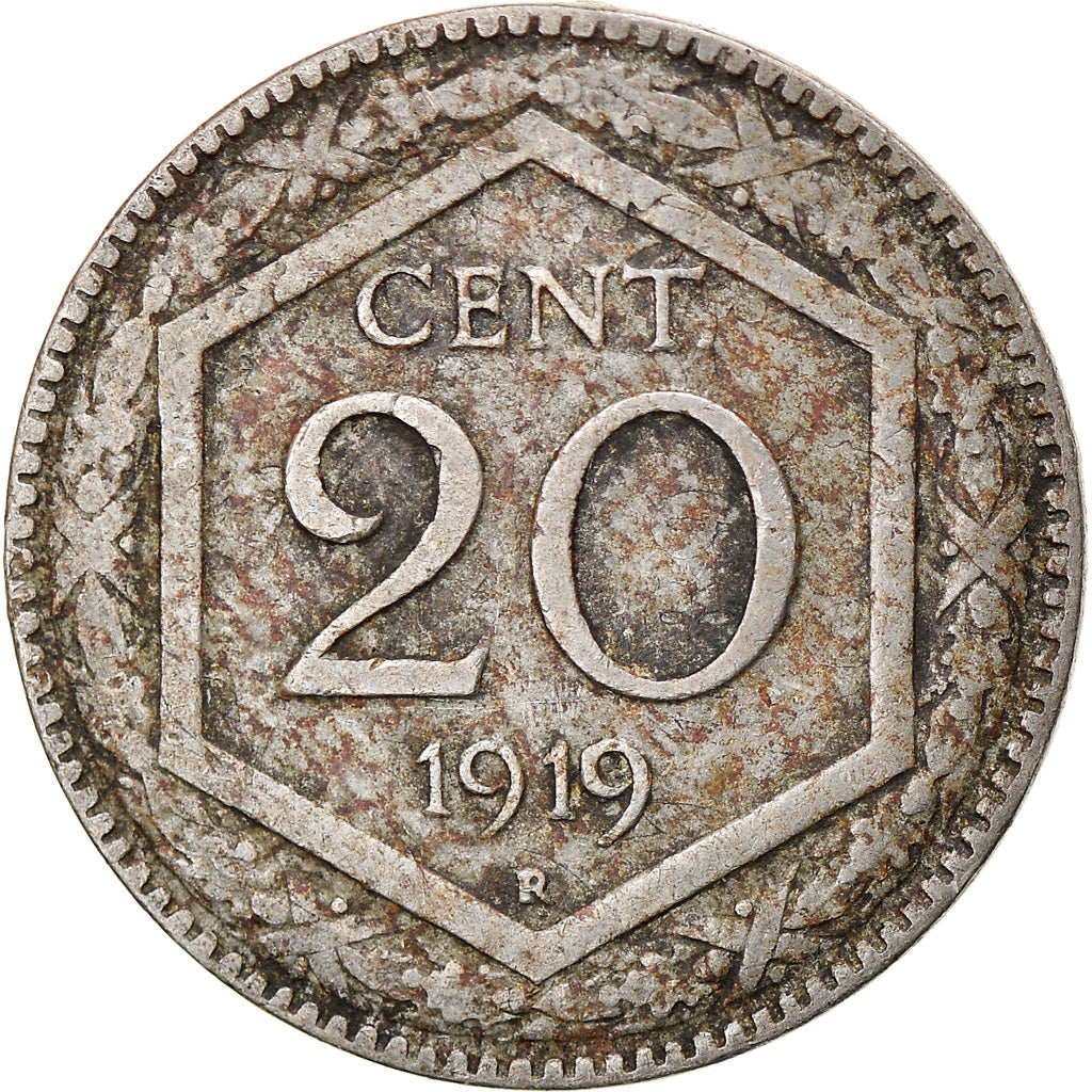 Coin, Italy, Vittorio Emanuele III, 20 Centesimi, 1919, Rome, F(12-15)