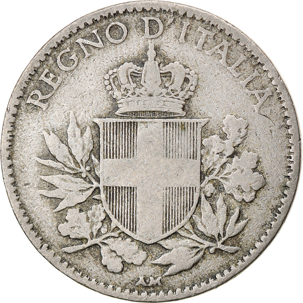 Coin, Italy, Vittorio Emanuele III, 20 Centesimi, 1918, Rome, F(12-15)