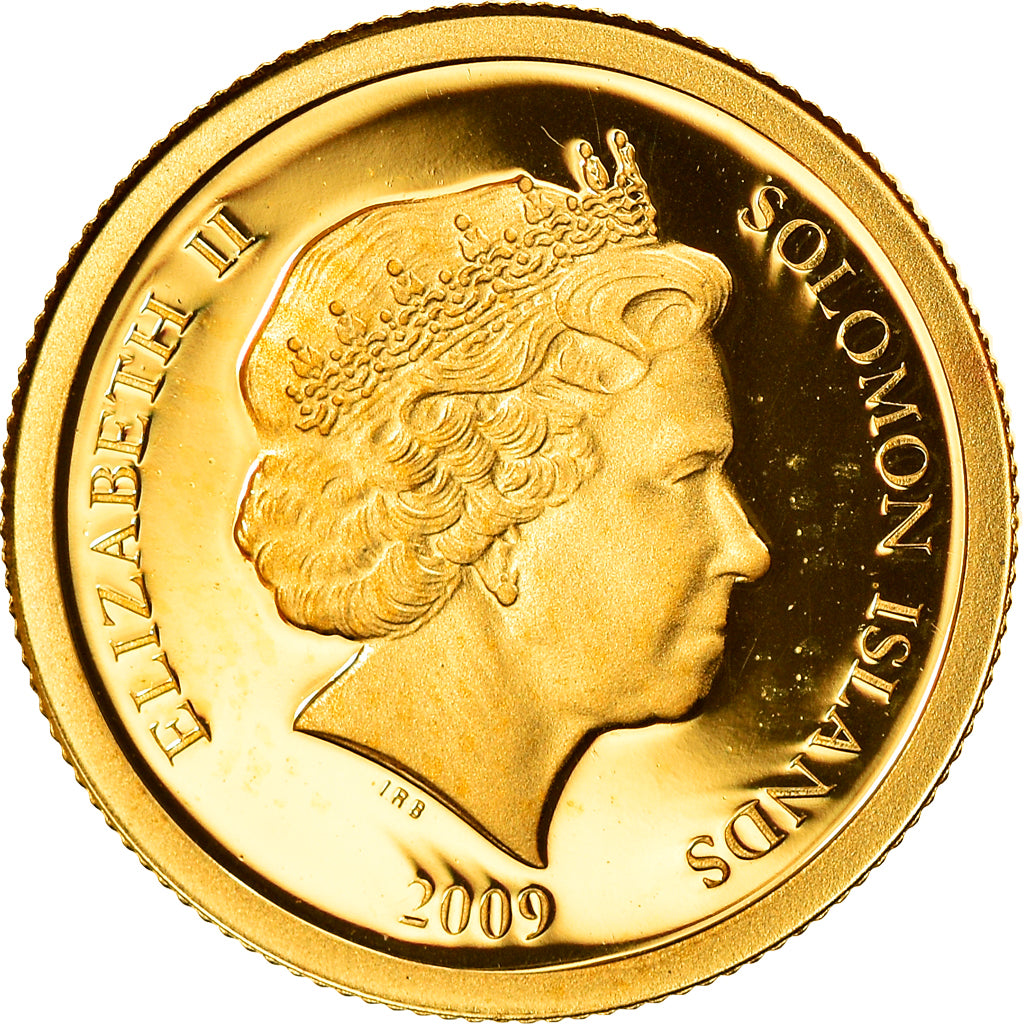 Coin, Solomon Islands, Christ Statue in Rio, Elizabeth II, 10 Dollars, 2009