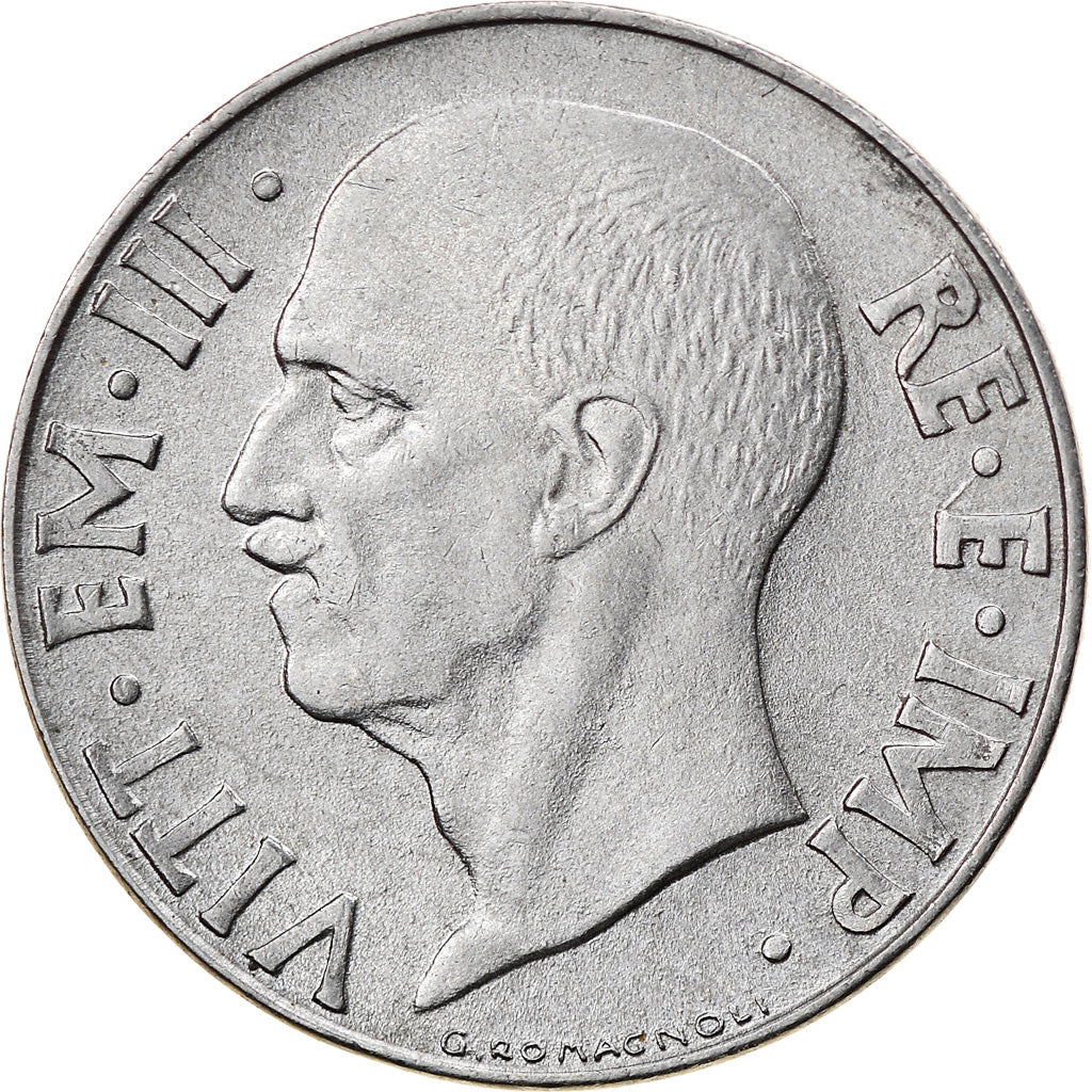 Monnaie, Italie, Vittorio Emanuele III, 20 Centesimi, 1942, Rome, SUP, Stainless