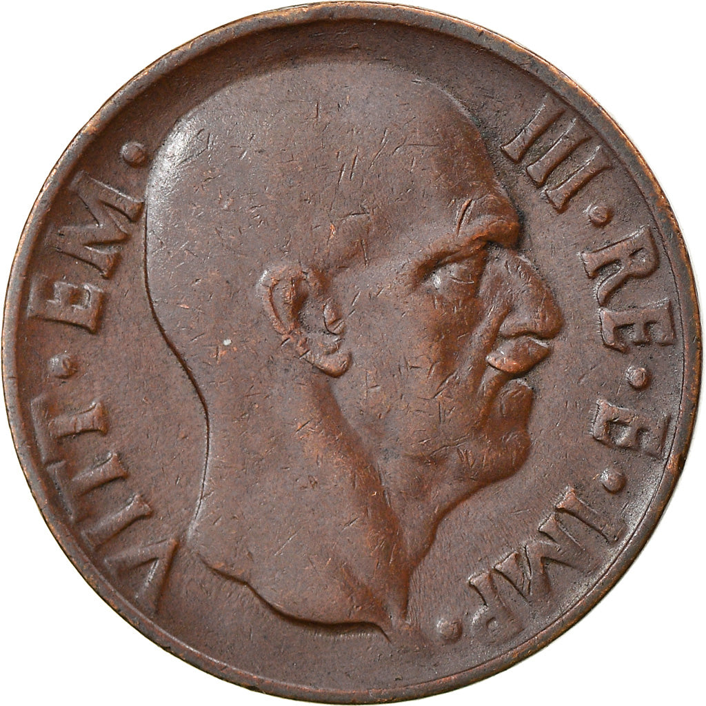 Monnaie, Italie, Vittorio Emanuele III, 5 Centesimi, 1938, Rome, TTB, Bronze