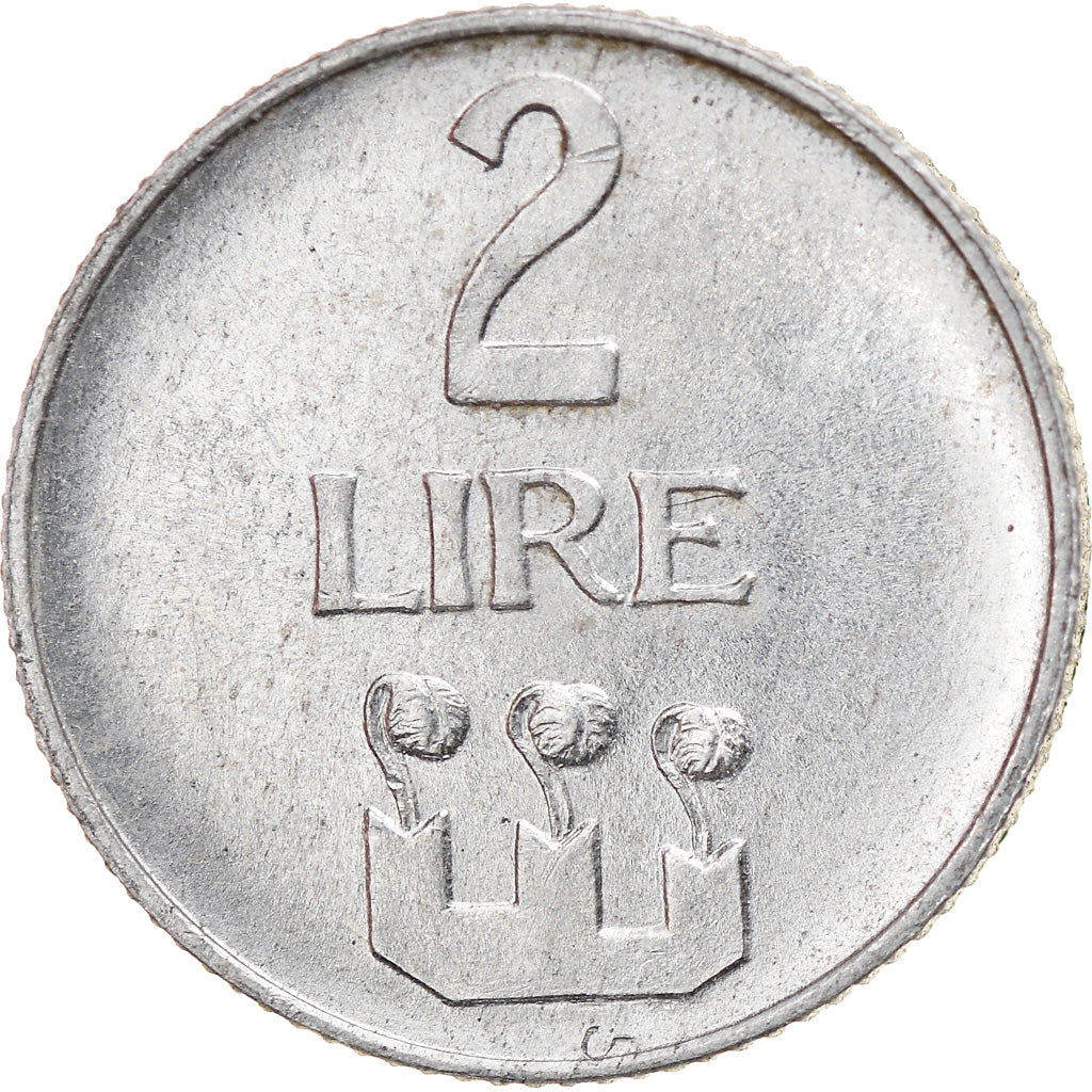 Münze, San Marino, 2 Lire, 1972, Rome, SS, Aluminium, KM:15