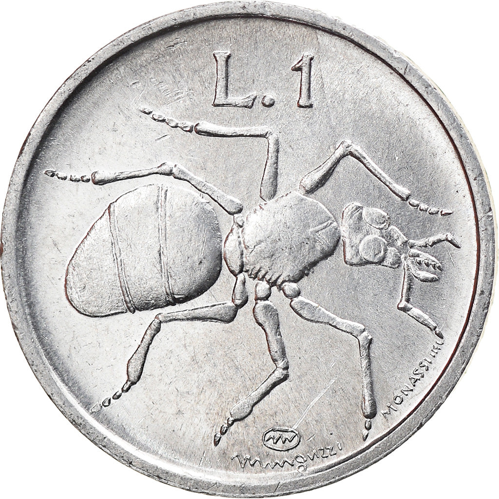 Moneta, San Marino, Lira, 1974, Rome, SPL-, Alluminio, KM:30