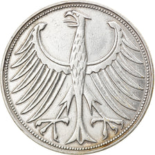 Coin, GERMANY - FEDERAL REPUBLIC, 5 Mark, 1951, Munich, EF(40-45), Silver