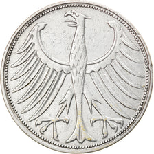 Moneta, GERMANIA - REPUBBLICA FEDERALE, 5 Mark, 1951, Karlsruhe, BB, Argento