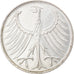 Coin, GERMANY - FEDERAL REPUBLIC, 5 Mark, 1974, Karlsruhe, EF(40-45), Silver