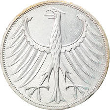 Moneta, GERMANIA - REPUBBLICA FEDERALE, 5 Mark, 1974, Hamburg, BB, Argento