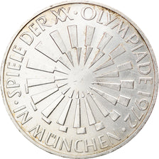 Coin, GERMANY - FEDERAL REPUBLIC, 10 Mark, 1972, Munich, AU(55-58), Silver