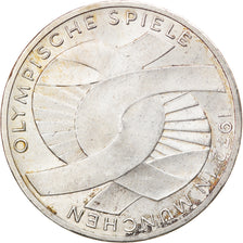 Coin, GERMANY - FEDERAL REPUBLIC, 10 Mark, 1972, Hambourg, AU(55-58), Silver