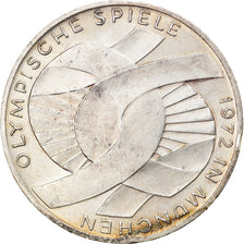 Coin, GERMANY - FEDERAL REPUBLIC, 10 Mark, 1972, Munich, AU(50-53), Silver