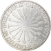 Coin, GERMANY - FEDERAL REPUBLIC, 10 Mark, 1972, Karlsruhe, EF(40-45), Silver