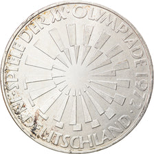 Coin, GERMANY - FEDERAL REPUBLIC, 10 Mark, 1972, Munich, EF(40-45), Silver