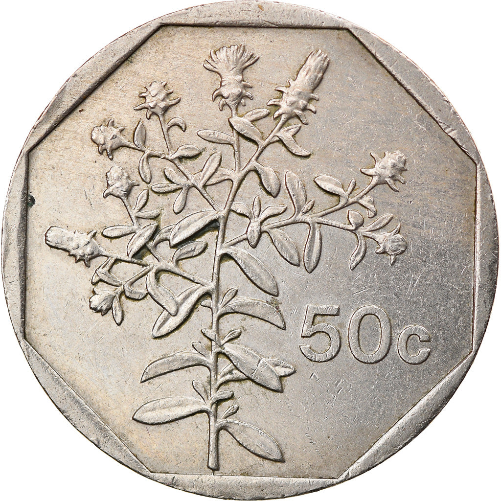 Moeda, Malta, 50 Cents, 1998, EF(40-45), Cobre-níquel, KM:98