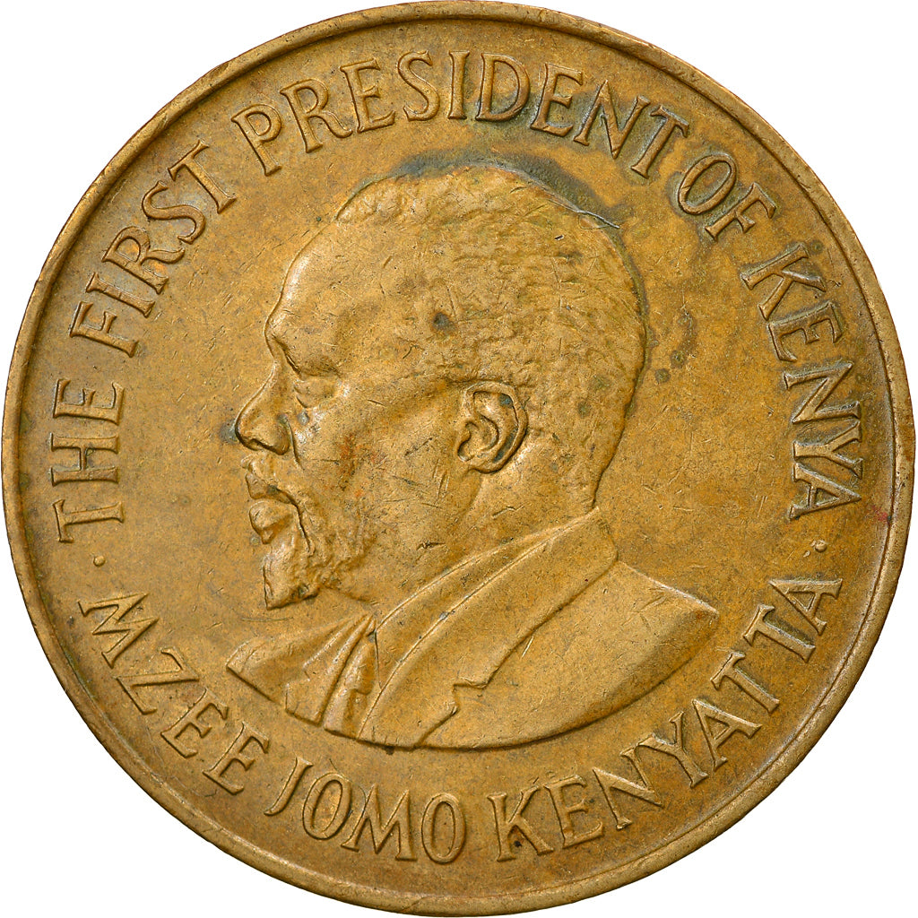 Munten, Kenia, 10 Cents, 1978, ZF+, Nickel-brass, KM:11