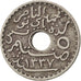 Munten, Tunisië, Muhammad al-Nasir Bey, 5 Centimes, 1918, ZF, Nickel-Bronze