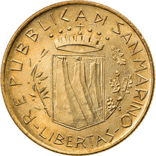 Coin, San Marino, 200 Lire, 1981, Rome, MS(64), Aluminum-Bronze, KM:123