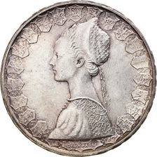 Coin, Italy, 500 Lire, 1966, Rome, EF(40-45), Silver, KM:98