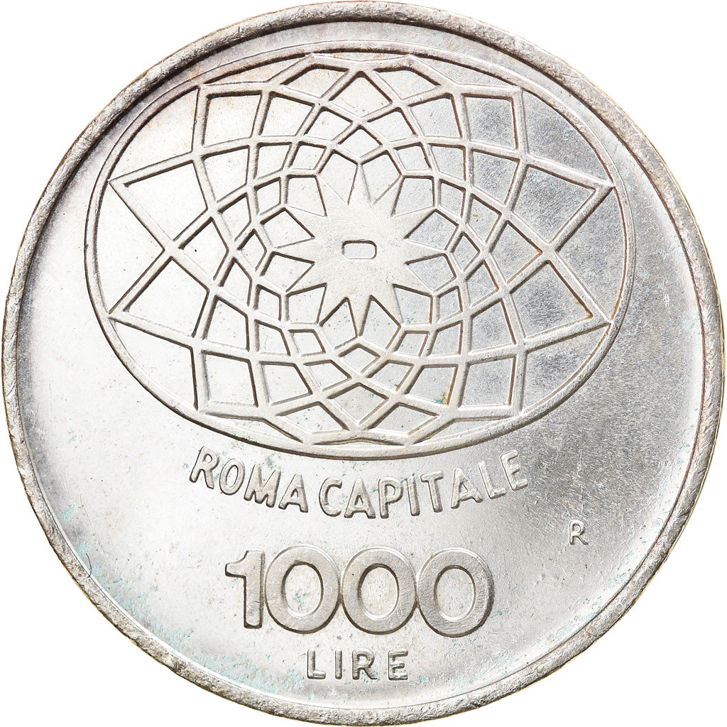 Coin, Italy, 1000 Lire, 1970, Rome, AU(50-53), Silver, KM:101