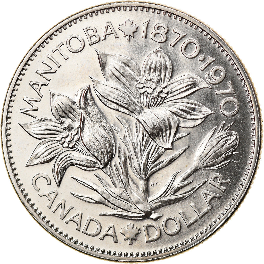 Coin, Canada, Elizabeth II, Dollar, 1970, Royal Canadian Mint, Ottawa