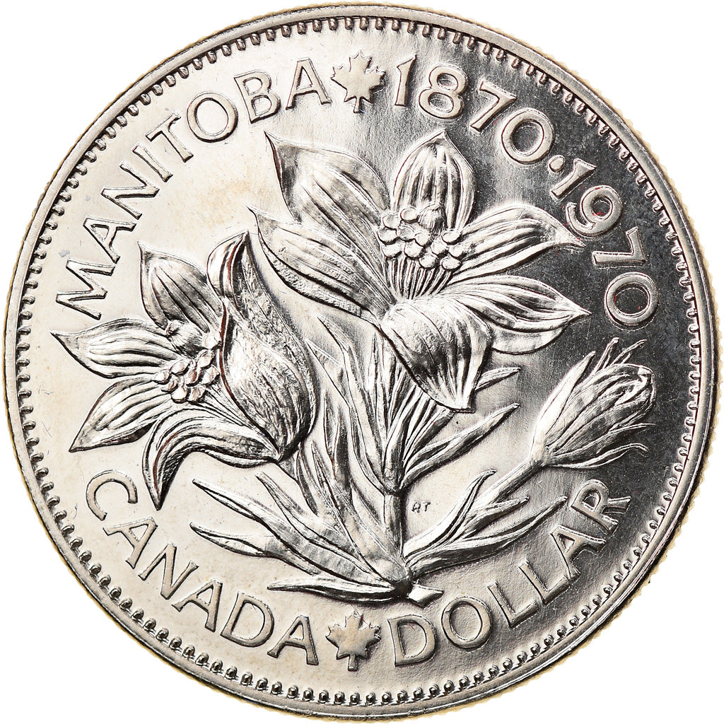 Coin, Canada, Elizabeth II, Dollar, 1970, Royal Canadian Mint, Ottawa, MS(64)